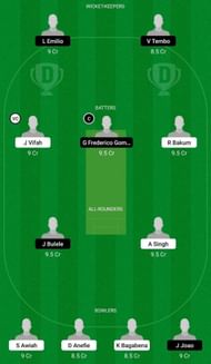 GHA vs MOZ Dream11 Prediction Team, Match 3, Grand League